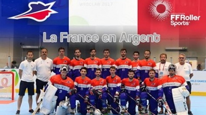 Jeux Mondiaux : l’équipe de France de roller-hockey en argent